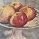 Still Life with Apples circa 1930, oil painting on canvas