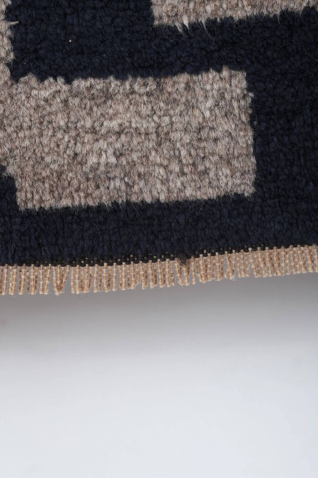 Vintage Turkish handmade rug 85x195 cm