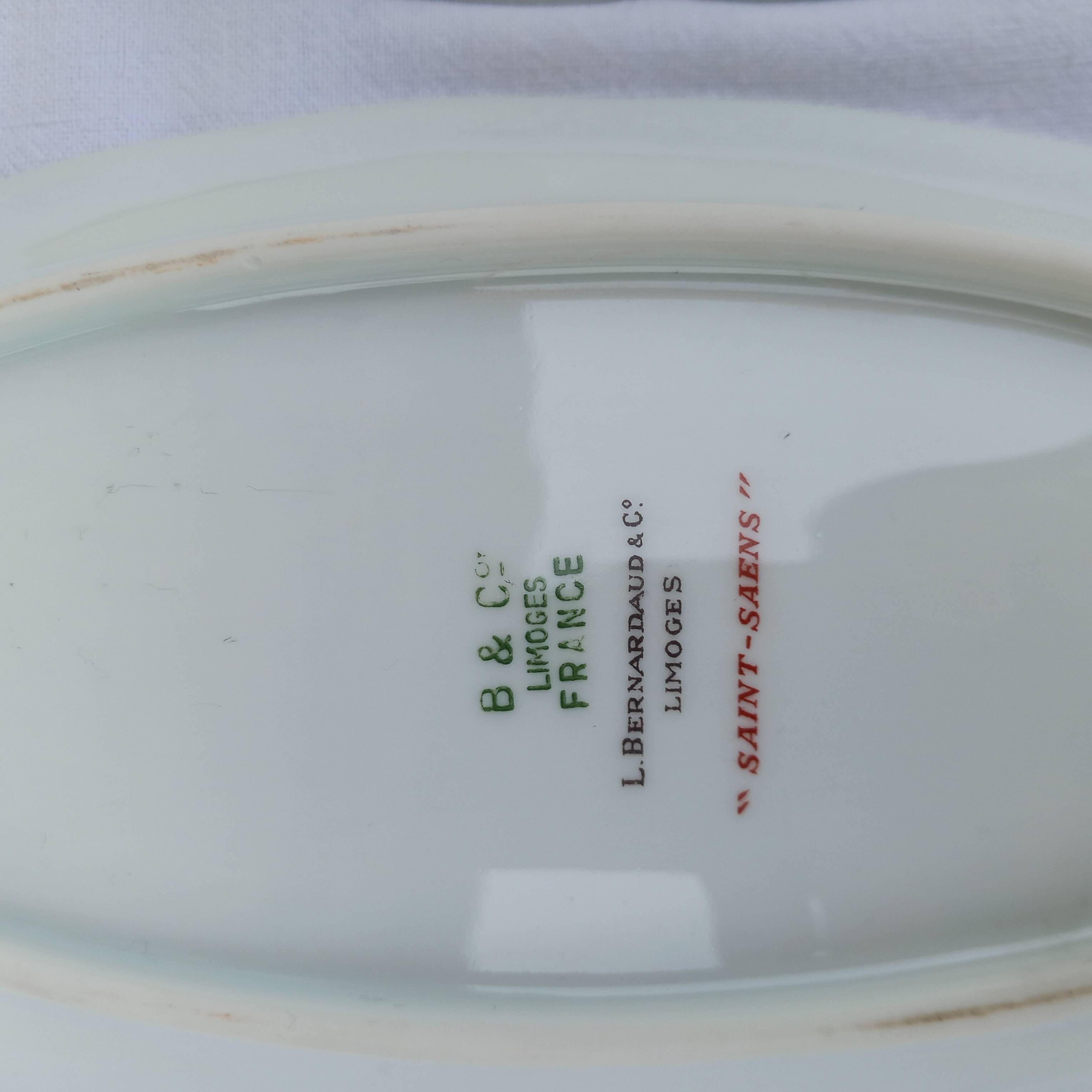 2 Bernardaud porcelain bowls - Saint-Saens model - 1970s