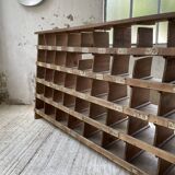 Meuble de métier pin à cases XL 250cm