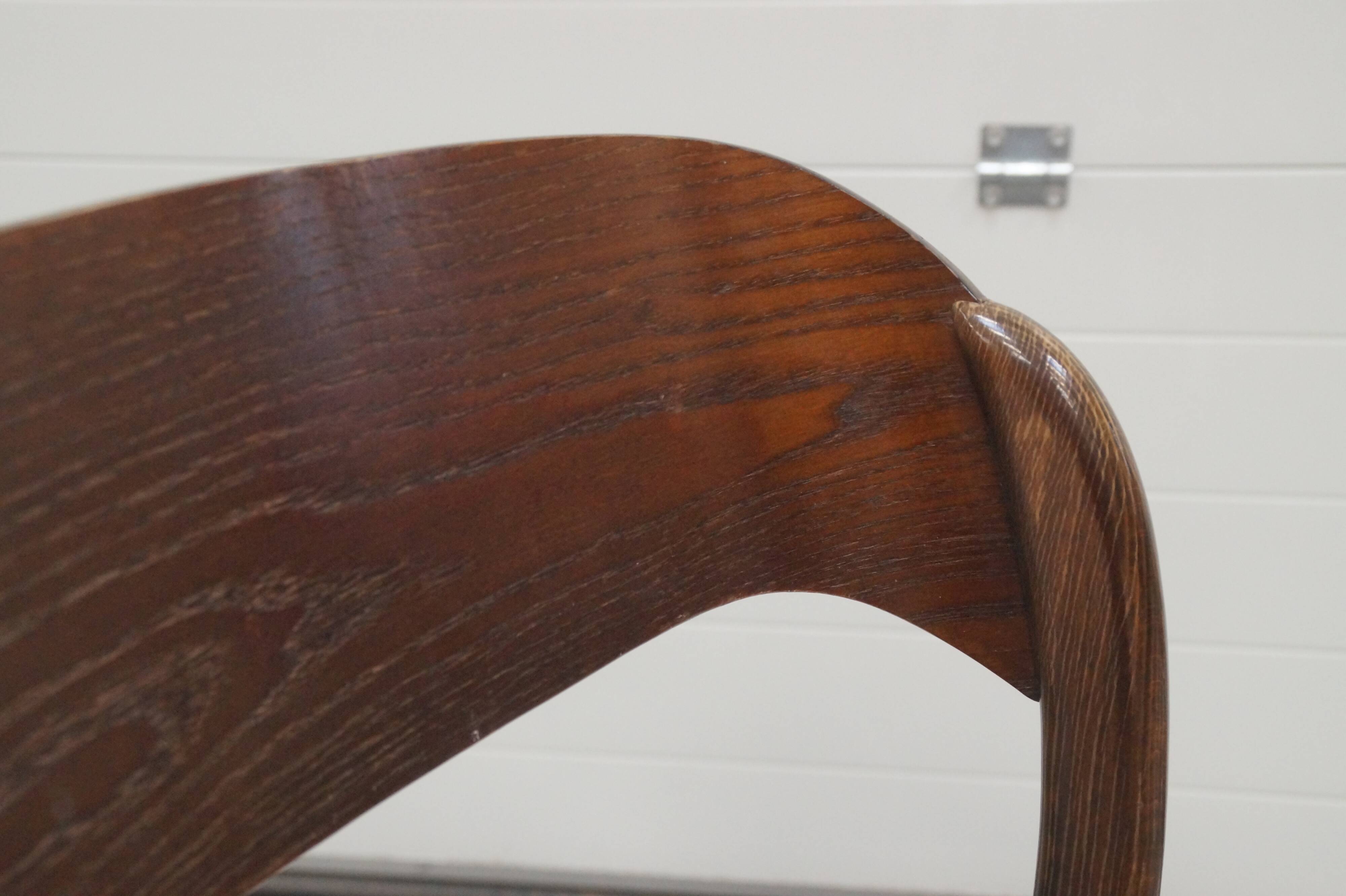 Set of 4 chairs baumann sled