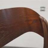 Set of 4 chairs baumann sled