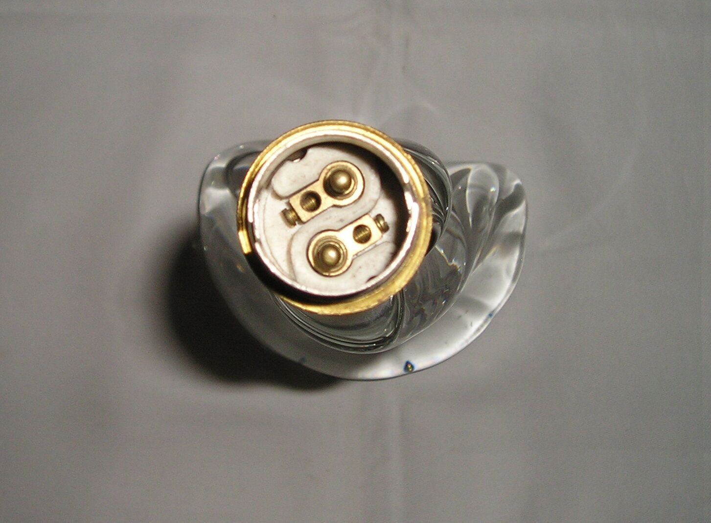 Baccarat crystal lamp base