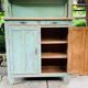 Parisian buffet patine celadon green and bluish grey