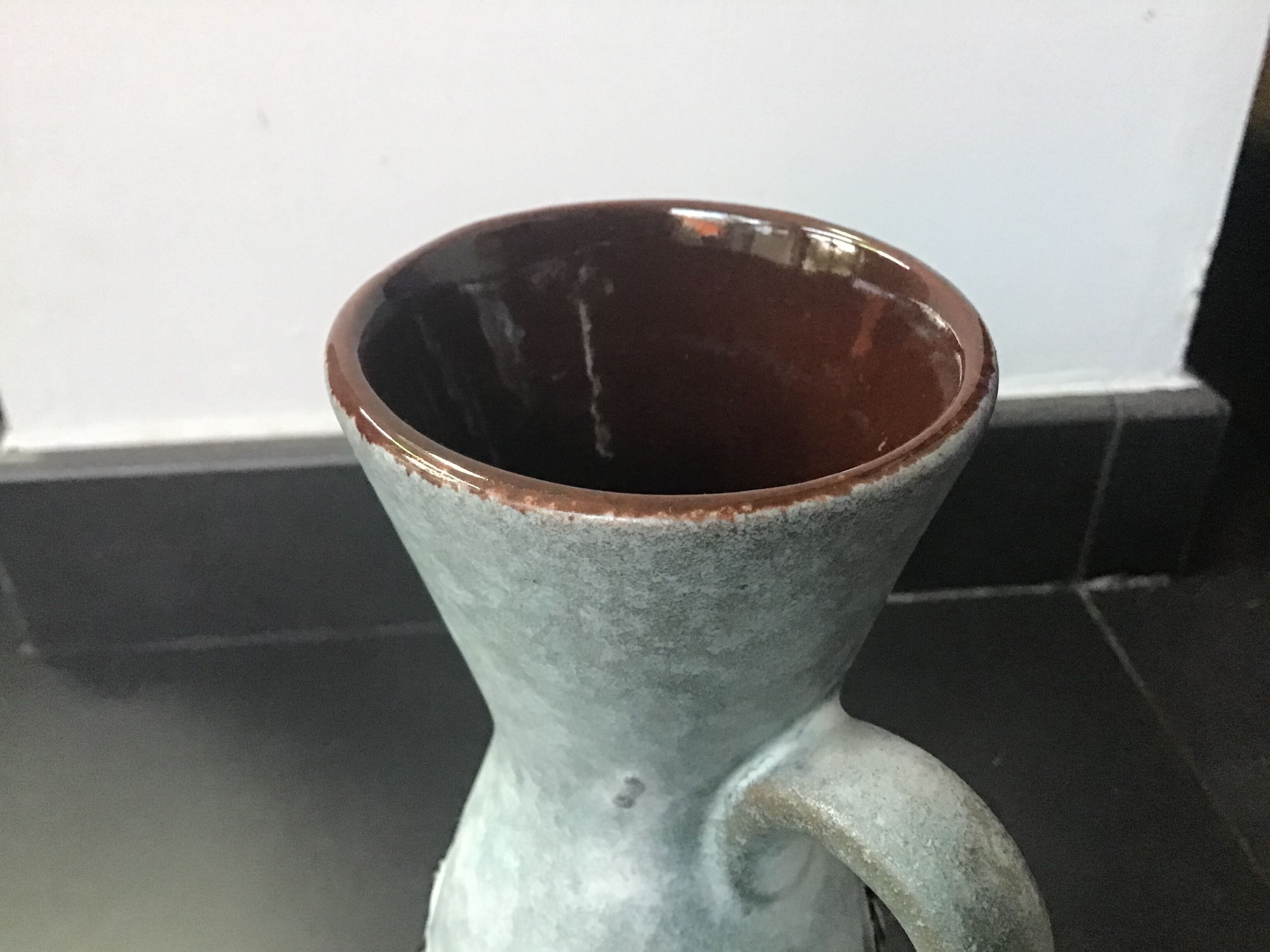 Vase Fat lava Carstens Tonnieshof West Germany