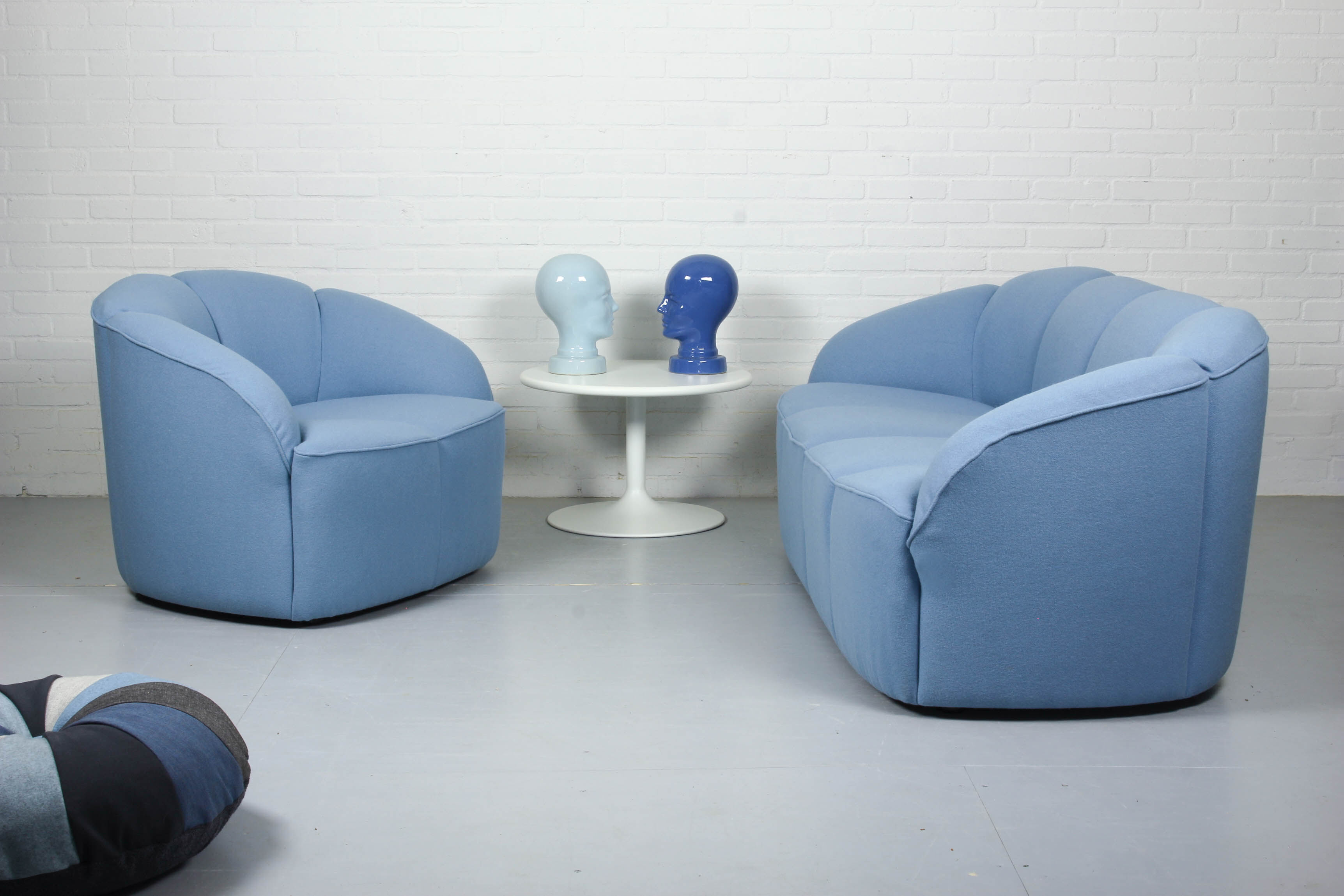 Walter Knoll 'Piccolino' Lounge Set in Kvadrat Tonus, Germany 1960s