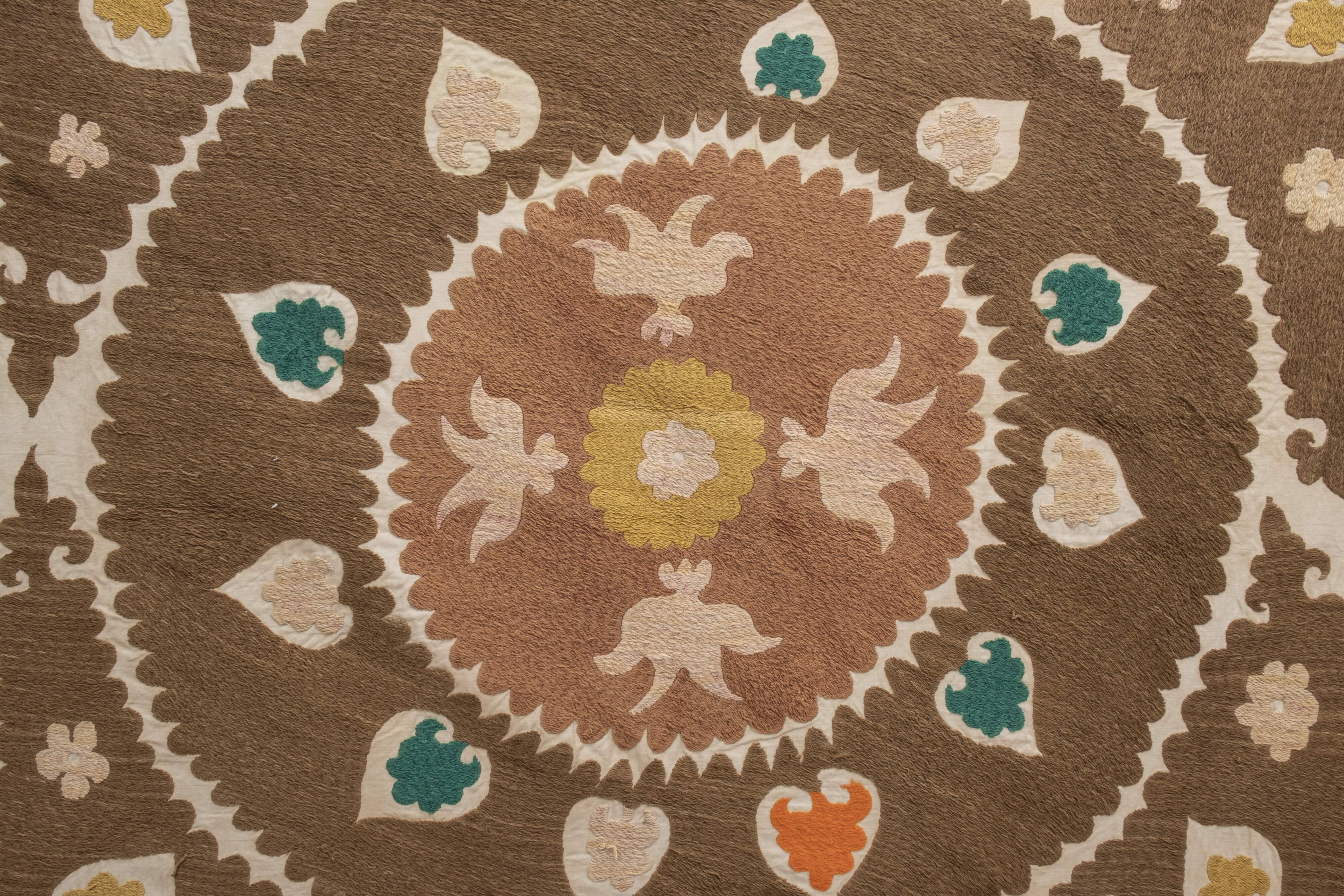 Vintage Suzani from Samarkand tapestry