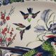 Old large oval dish in Japanese earthenware 46cm