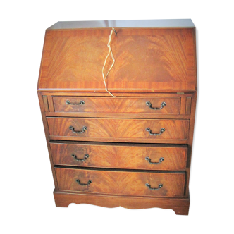 Secretaire anglais en pacage de noyer
