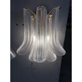 Pair of Murano glass wall sconces