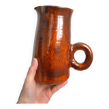 Tamegroute-inspired stoneware carafe