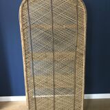 Emmanuelle style rattan bookcase