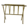 Magazine rack in the style of Jacques Adnet, bamboo model in brass.