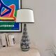 Large Moroccan lamp in glazed ceramic - 1970.