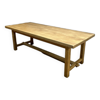 Solid oak farm table