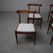 Set of six Alfred Hendrickx Model 500 dining chairs in Rosewood,