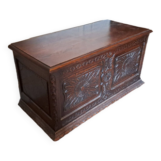 Vintage rustic old chest
