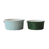 Green set of ramekins