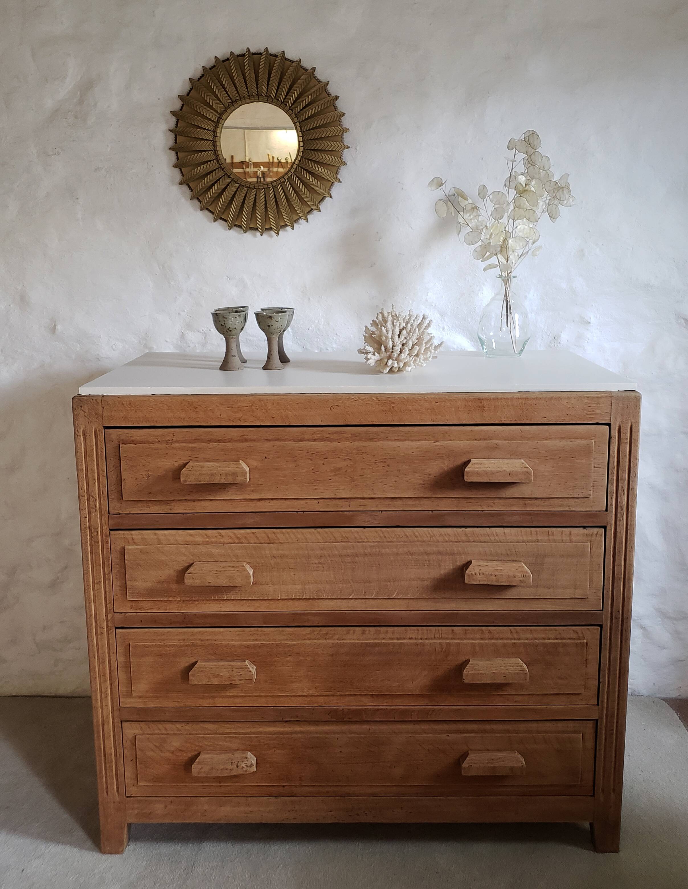 Vintage oak dresser