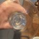 Antique crystal carafe from Saint Louis, Bubble model, 20th century.