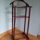 Double-wearing wooden valet for clothing
