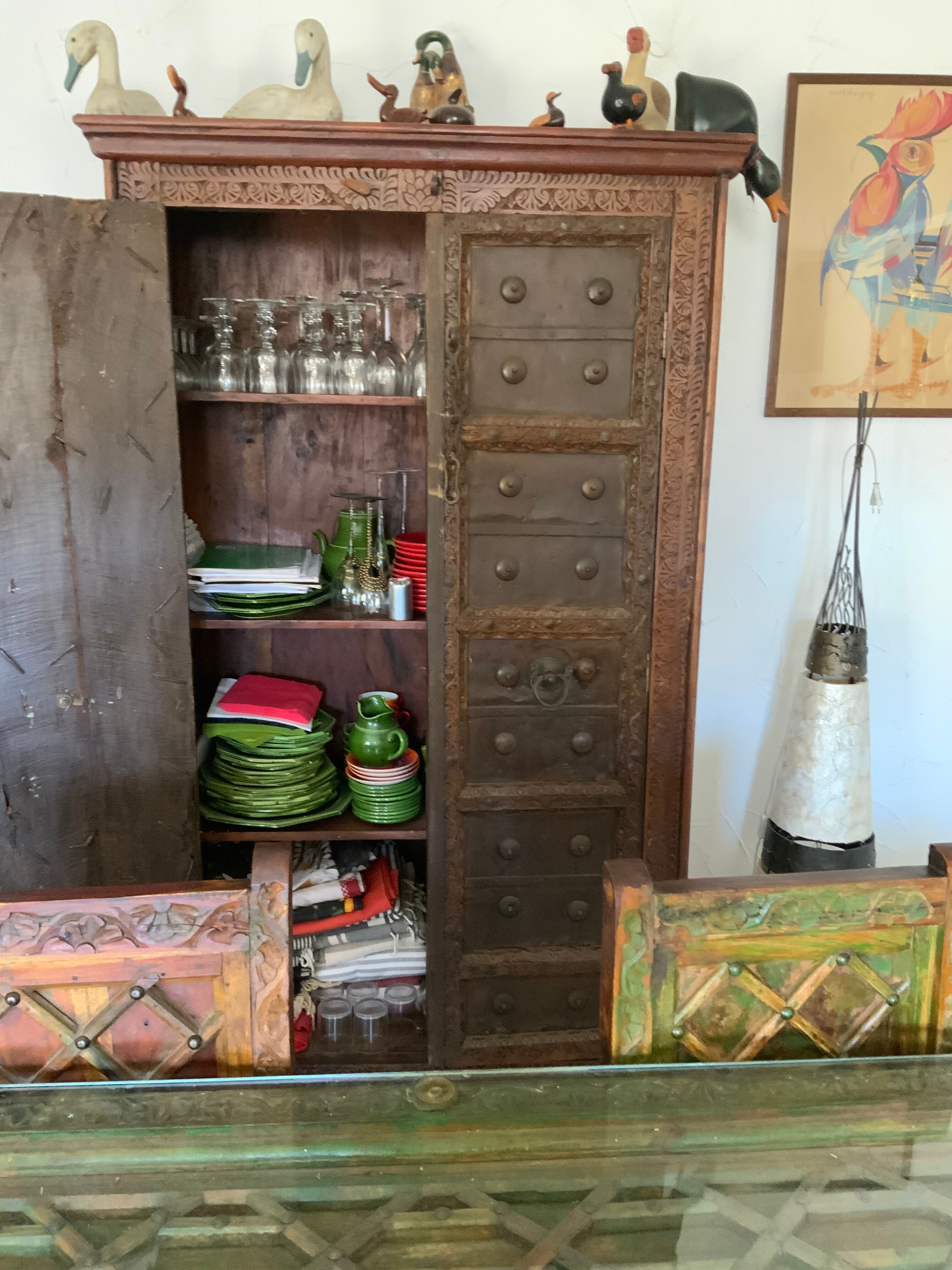 Dining room cabinet, Pakistani indow.