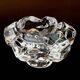 1970s Daum Crystal Table Candlestick, France