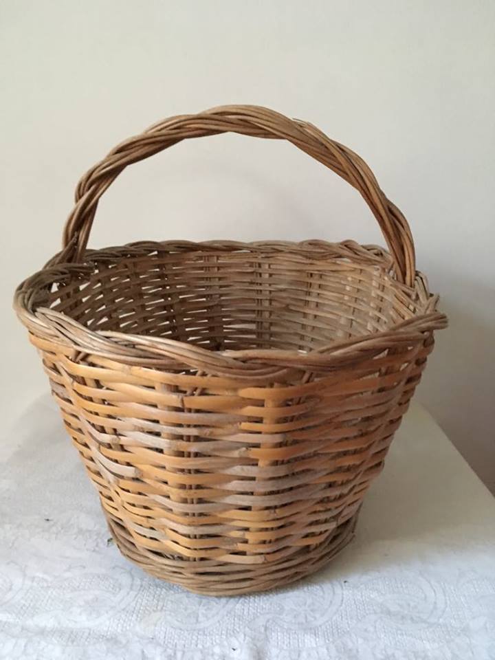 Big woven wicker basket