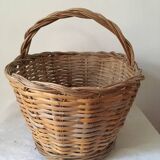 Big woven wicker basket