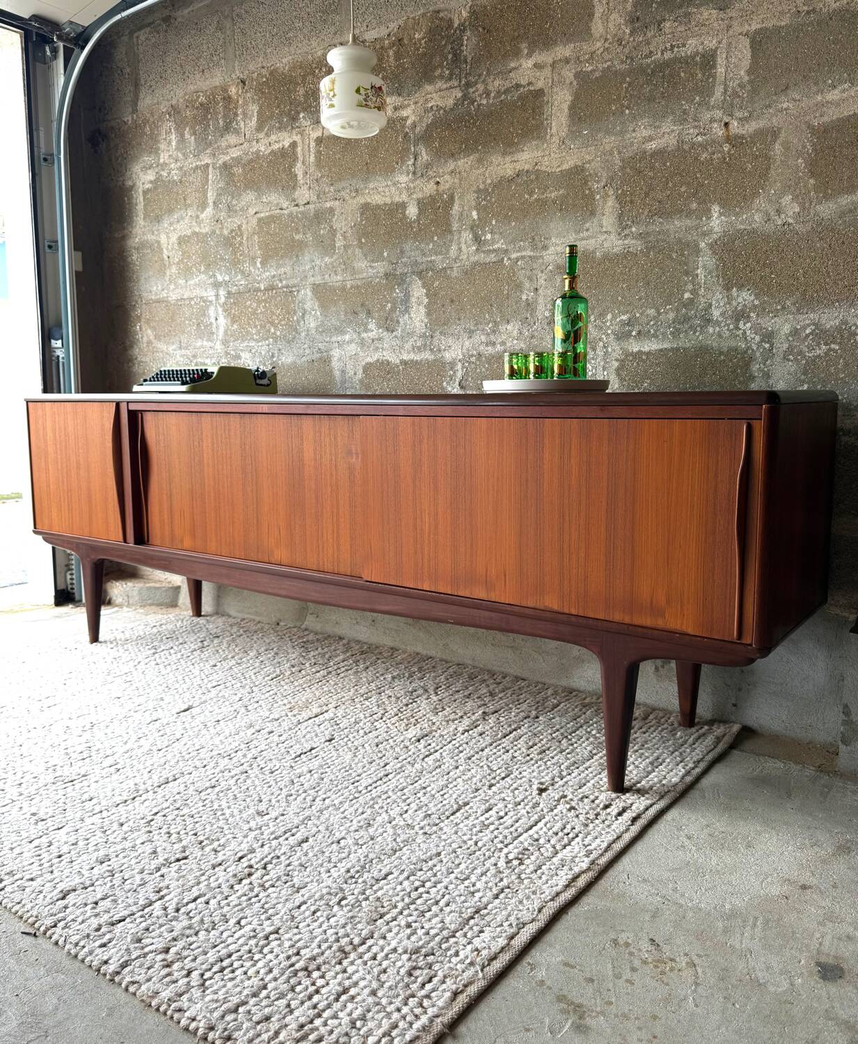 Scandinavian enfilade in teak, solid wood, 1960s/70s.