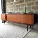 Scandinavian enfilade in teak, solid wood, 1960s/70s.