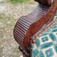 Pair of antique Louis XVI mahogany armchairs from the 19th century