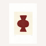 Duo of paints - Clio and Maori - dark terracotta - signed Eawy