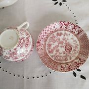 Tasse à café et sucrier en porcelaine anglaise