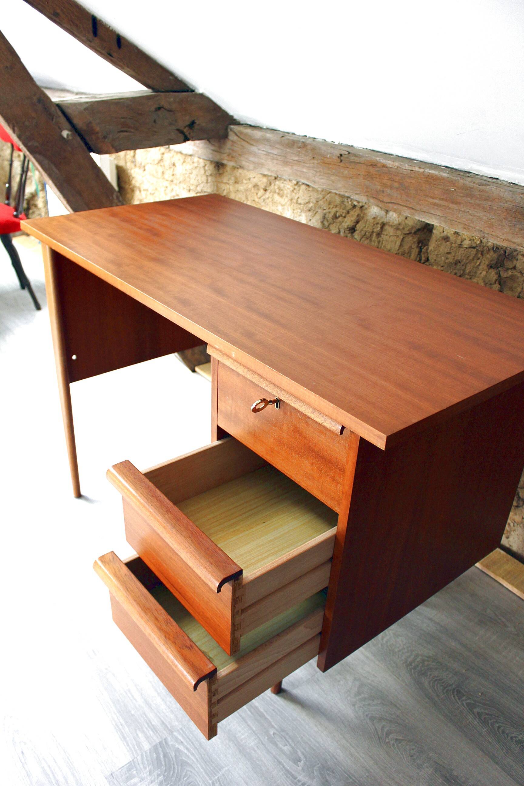 Vintage Scandinavian desk from the 1960s.