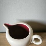 Carafe pitcher milk jug vintage barbotine Saint Clement France B letalle