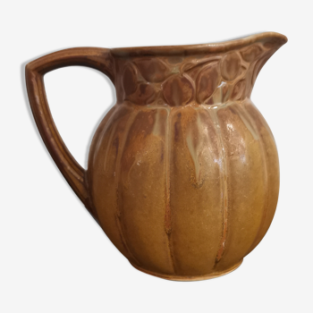 Ceramic pitcher melon shape Denbac n°367