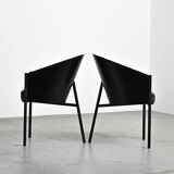 Pair of Costes armchairs by Philippe Starck, circa 1984.