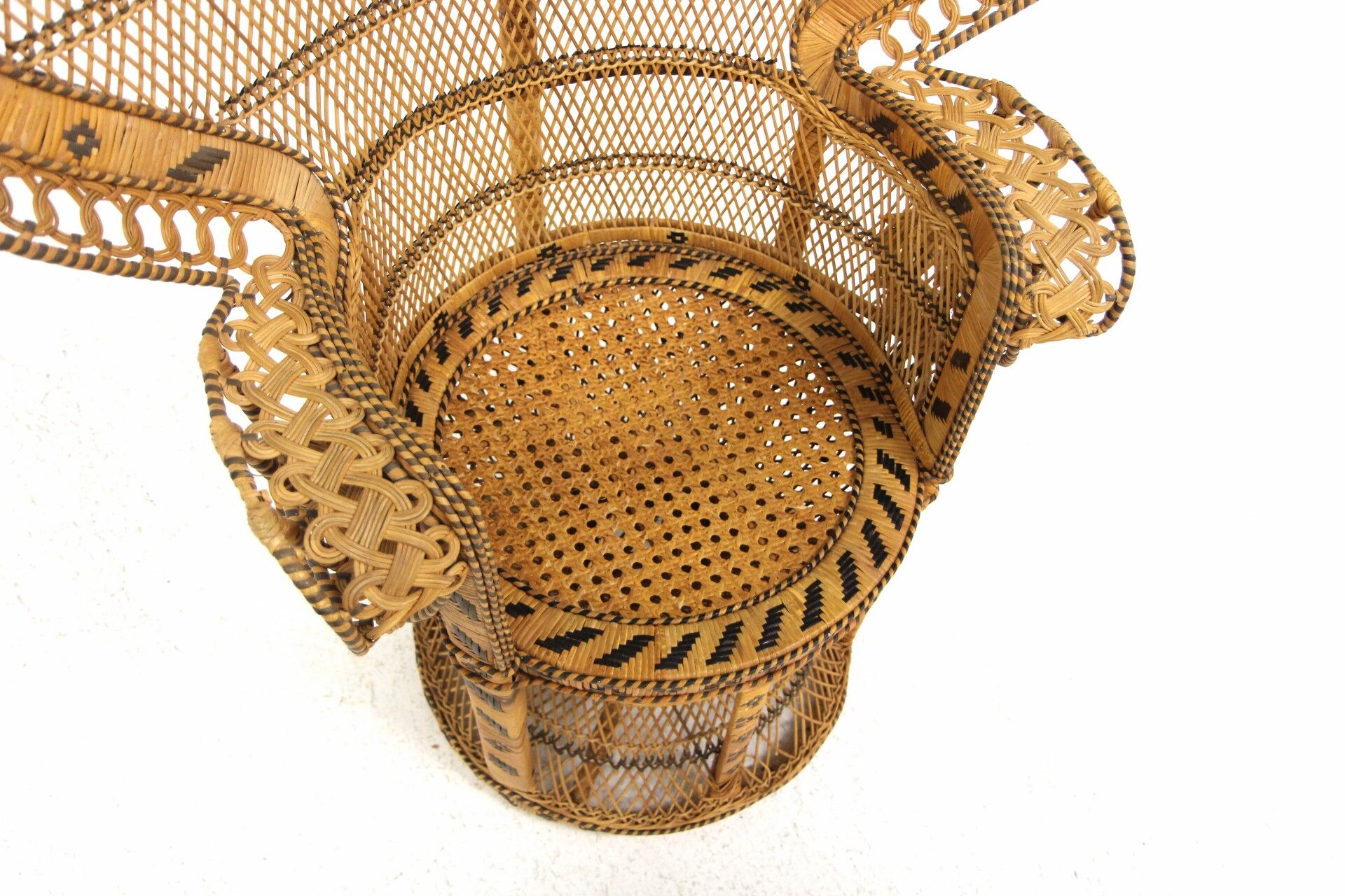 Armchair "Emmanuelle" in rattan, Sweden, 1980