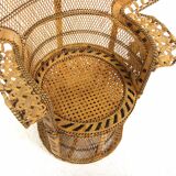 Armchair "Emmanuelle" in rattan, Sweden, 1980