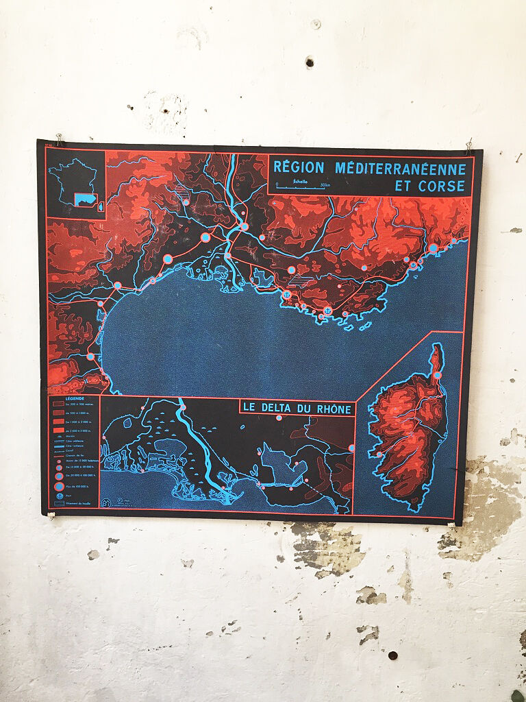 Aquitaine and Mediterranean school map
