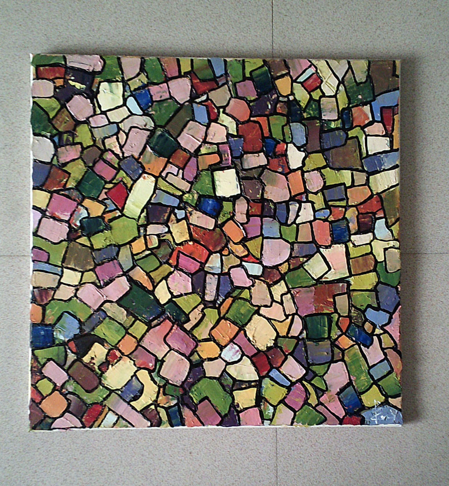 "territories" oil on canvas