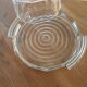 Art Deco glass dessert or cheese bell