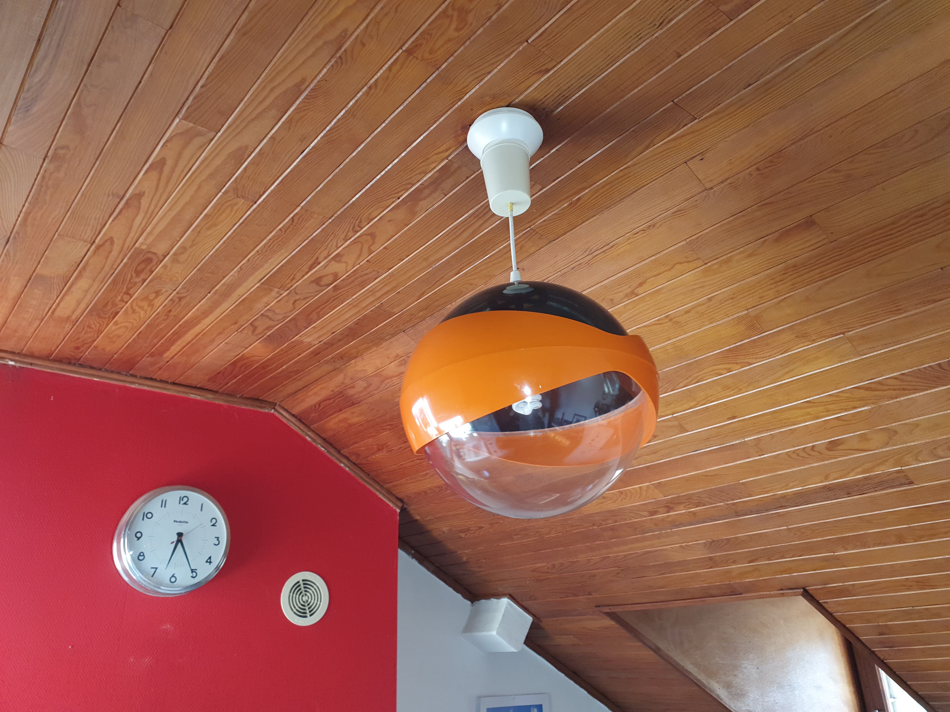 Vintage Space Age ceiling light 1970