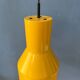 Suspension Space Age industrial in yellow metal