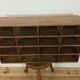 Casier de tri postal en bois
