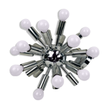Vintage "Sputnik" chandelier in chromed metal