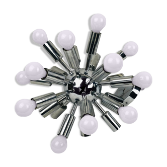 Vintage "Sputnik" chandelier in chromed metal