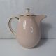 Villeroy & Boch teapot pink and gold signed Lucien Engel