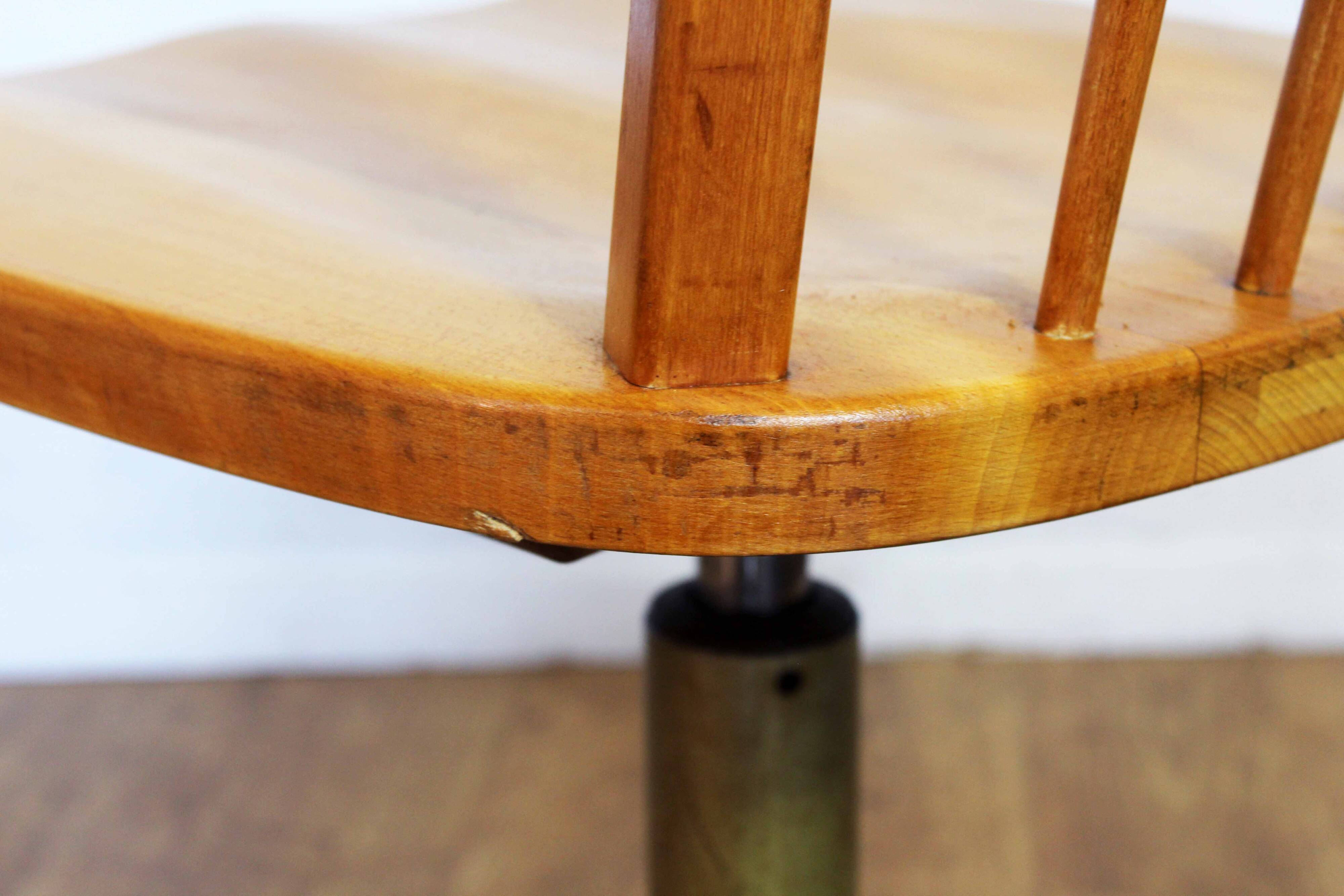 Stoll Giroflex wooden office chair